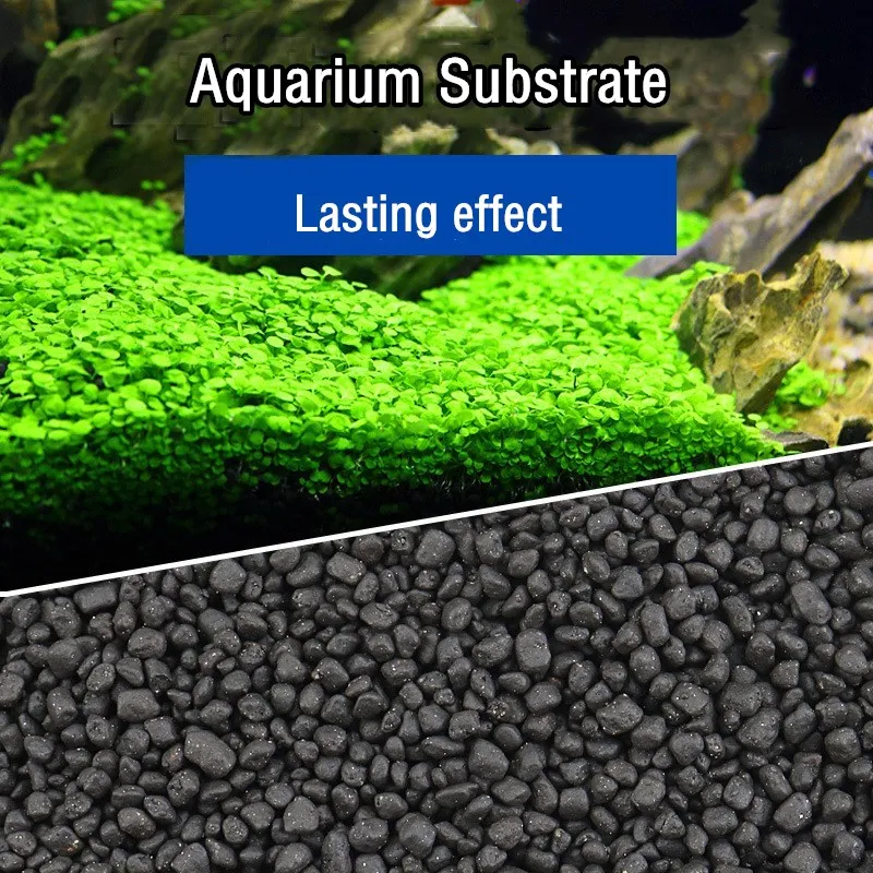 Aquarium Planted Sand - ดินปลูกต้นไม้น้ำ 500 กรัม ปุ๋ยบำรุงพืชในตู้ปลา ดินเหนียวธรรมชาติ กรวด
