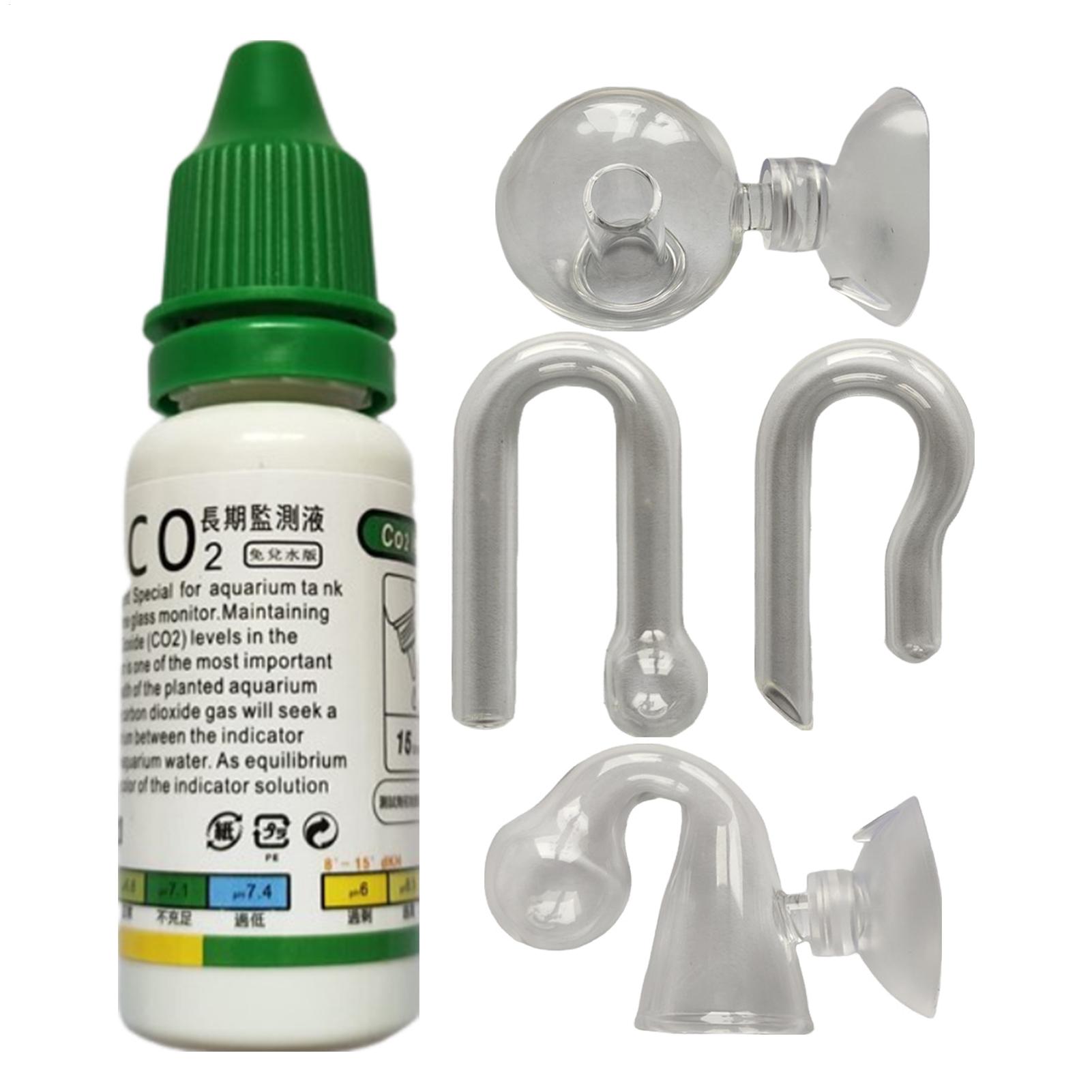 Glass Co2 Drop Checker - น้ำยาตรวจสอบ CO2 สำหรับตู้ปลา ตรวจสอบค่า CO2 ระยะยาว