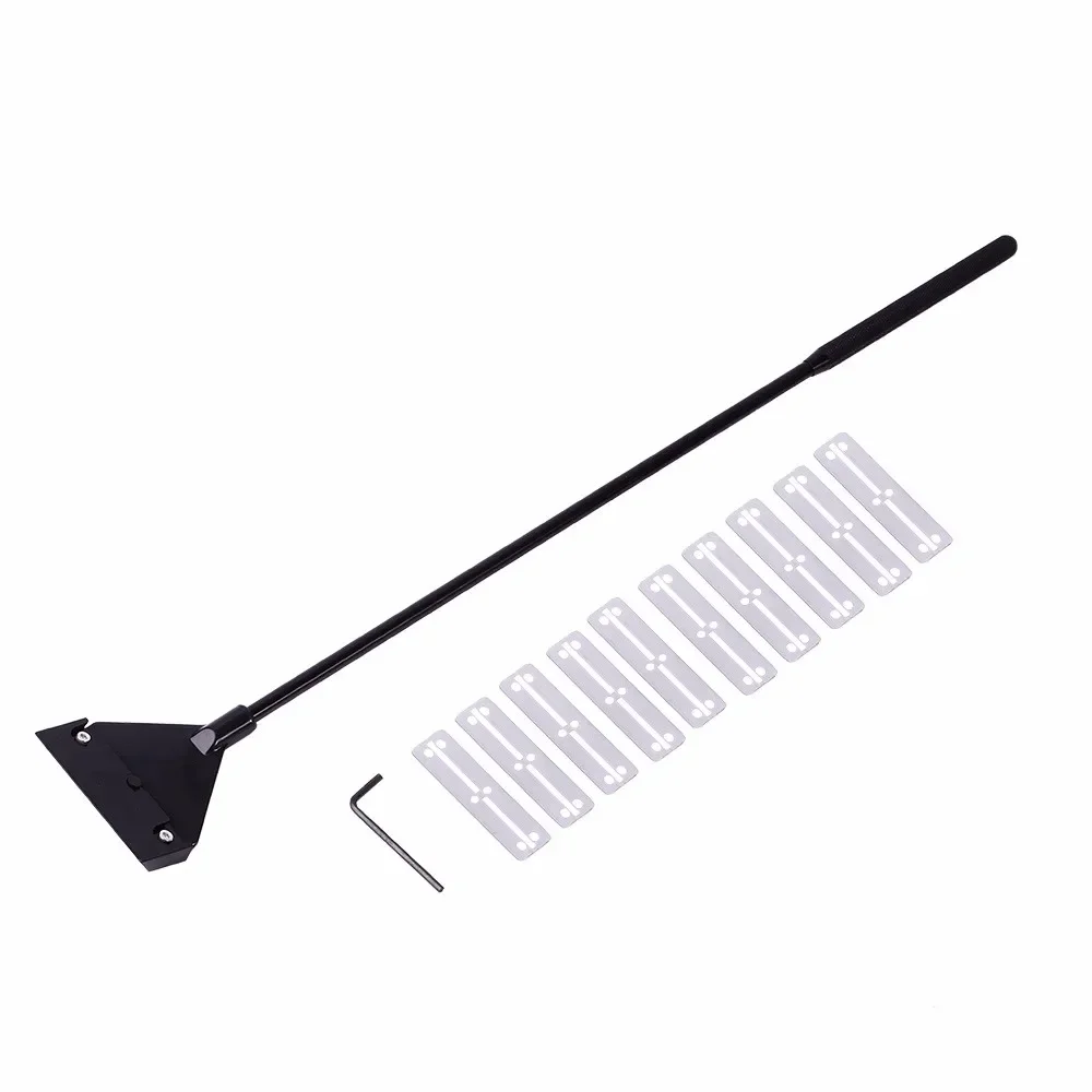 Planted Aquarium Cleaning Kit - อลูมิเนียมอัลลอยด์ Aquarium ปลาสาหร่ายทะเลถัง Scratching Blade น้ําพืชหญ้าทําความสะอาด