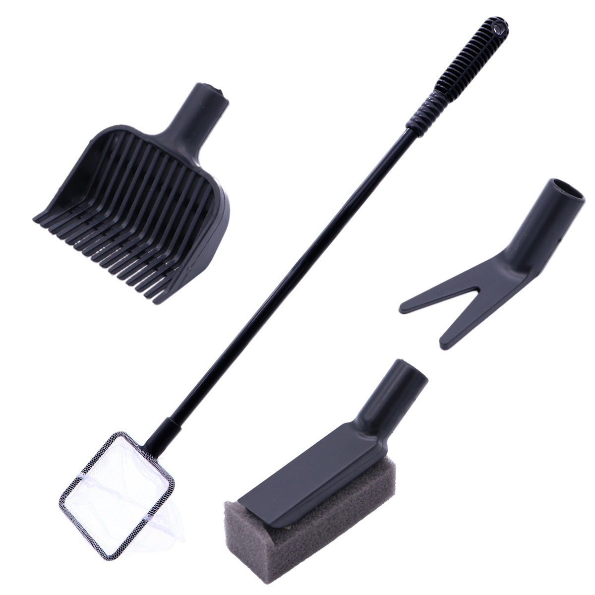 Planted Aquarium Cleaning Kit - ชุดแปรงทำความสะอาดตู้ปลา 4 in 1 ชุดอุปกรณ์ทำความสะอาดตู้ปลา ที่ทำความสะอาดกรวด