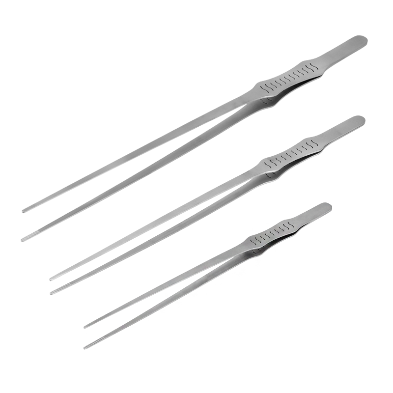 Planted Clip Tweezers - ชุดแหนบติดต้นไม้ในตู้ปลาไทเทเนียมขนาด 48 ซม. พร้อมที่หนีบปะการัง อุปกรณ์ป้อนอาหารปลาและพืชน้ำ