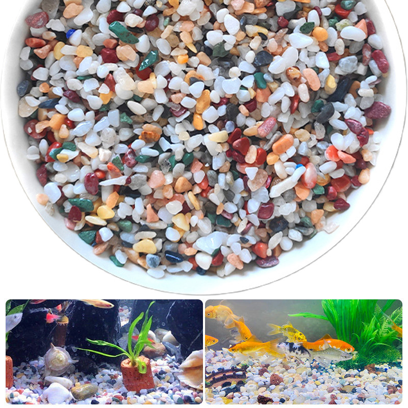 Aquarium Planted Sand - หินกรวดธรรมชาติ 200~1000 กรัม ไมโครแลนด์สเคป การตกแต่งสวน ตู้ปลา