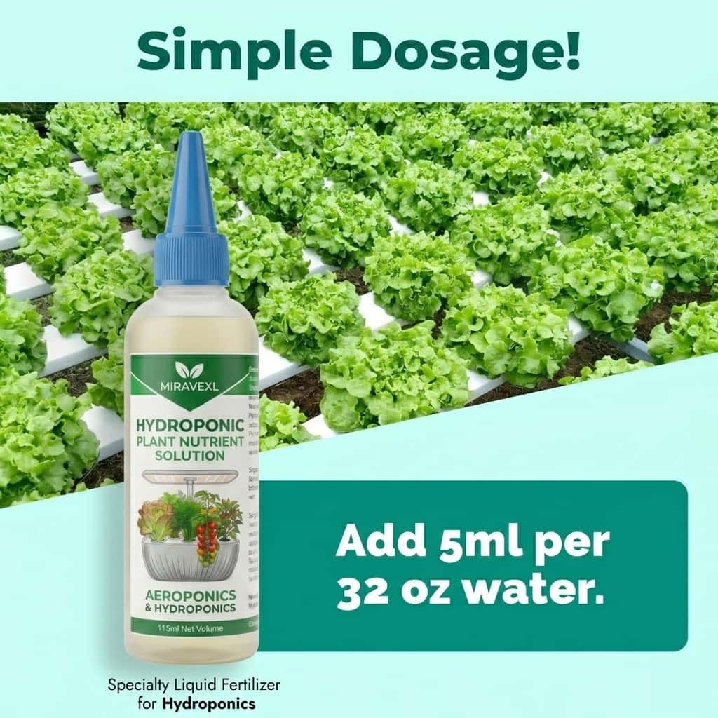 Liquid Fertilizer All In - MIRAVEXL ปุ๋ยน้ำไฮโดรโปนิกส์ สารอาหารสำหรับพืช สารอาหารอเนกประสงค์สำหรับสวนในร่ม ดอกไม้ ผัก