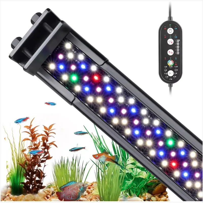 Planted Aquarium Cycling - ไฟตู้ปลา SIROKA 24/7 ฟูลสเปกตรัม สำหรับพืชน้ำ พร้อมฟังก์ชั่นจดจำวงจรการทำงาน