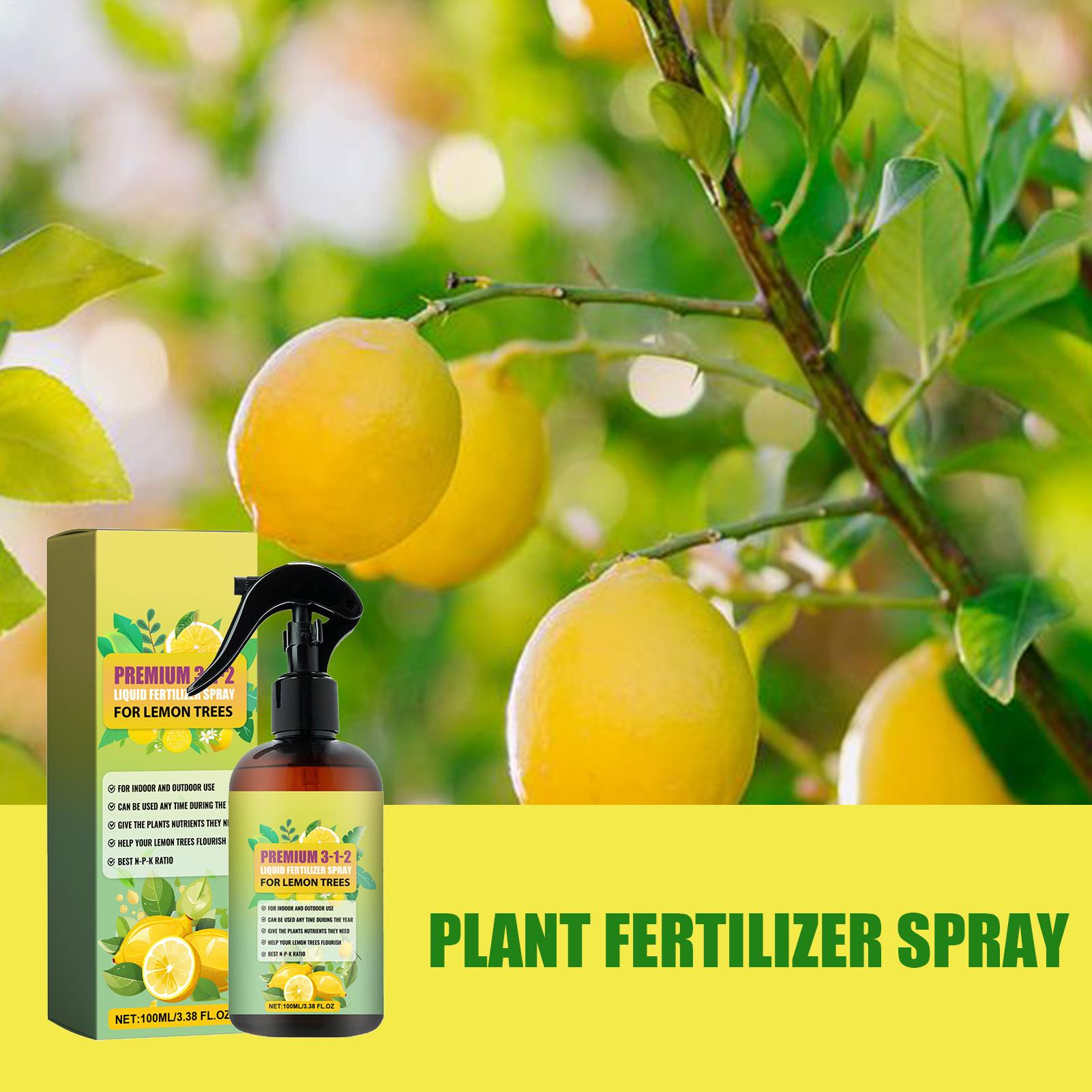 Liquid Fertilizer All In - ปุ๋ยน้ำอินทรีย์ 100 มล. สเปรย์บำรุงใบต้นมะนาว สูตรเข้มข้น สำหรับต้นส้มและมะนาวทุกชนิด