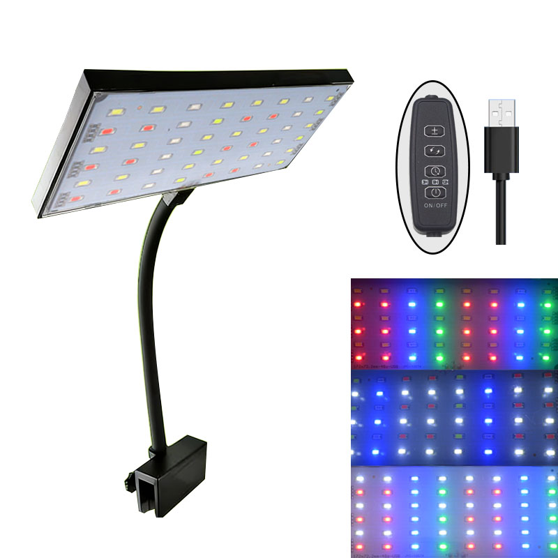 Planted Aquarium Cycling - ไฟ LED สเปกตรัมเต็มสำหรับตู้ปลา พร้อมระบบตั้งเวลา ปรับได้ 3