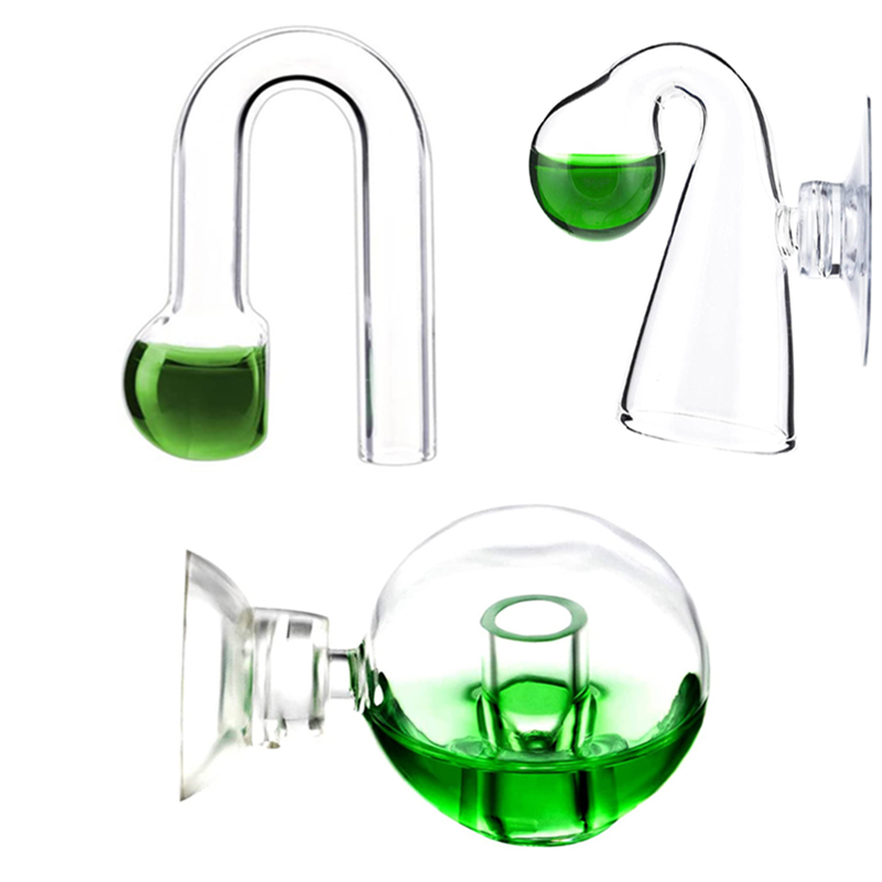 Glass Co2 Drop Checker - กระจายแก้ว CO2 DROP Checker Aquarium Hang