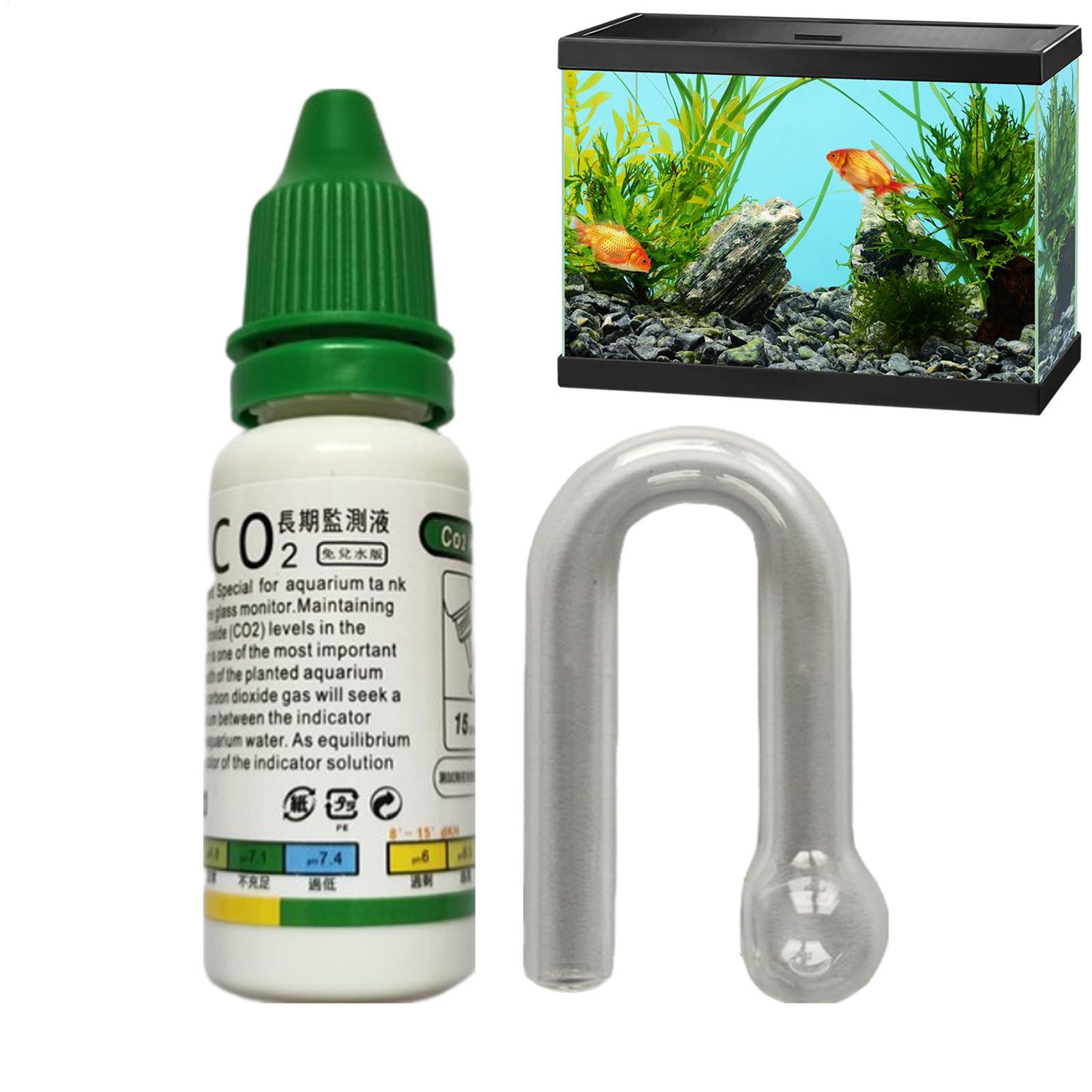 น้ำยาตรวจสอบ CO2 สำหรับตู้ปลา  - Glass Co2 Drop Checker บทวิจารณ์และราคา