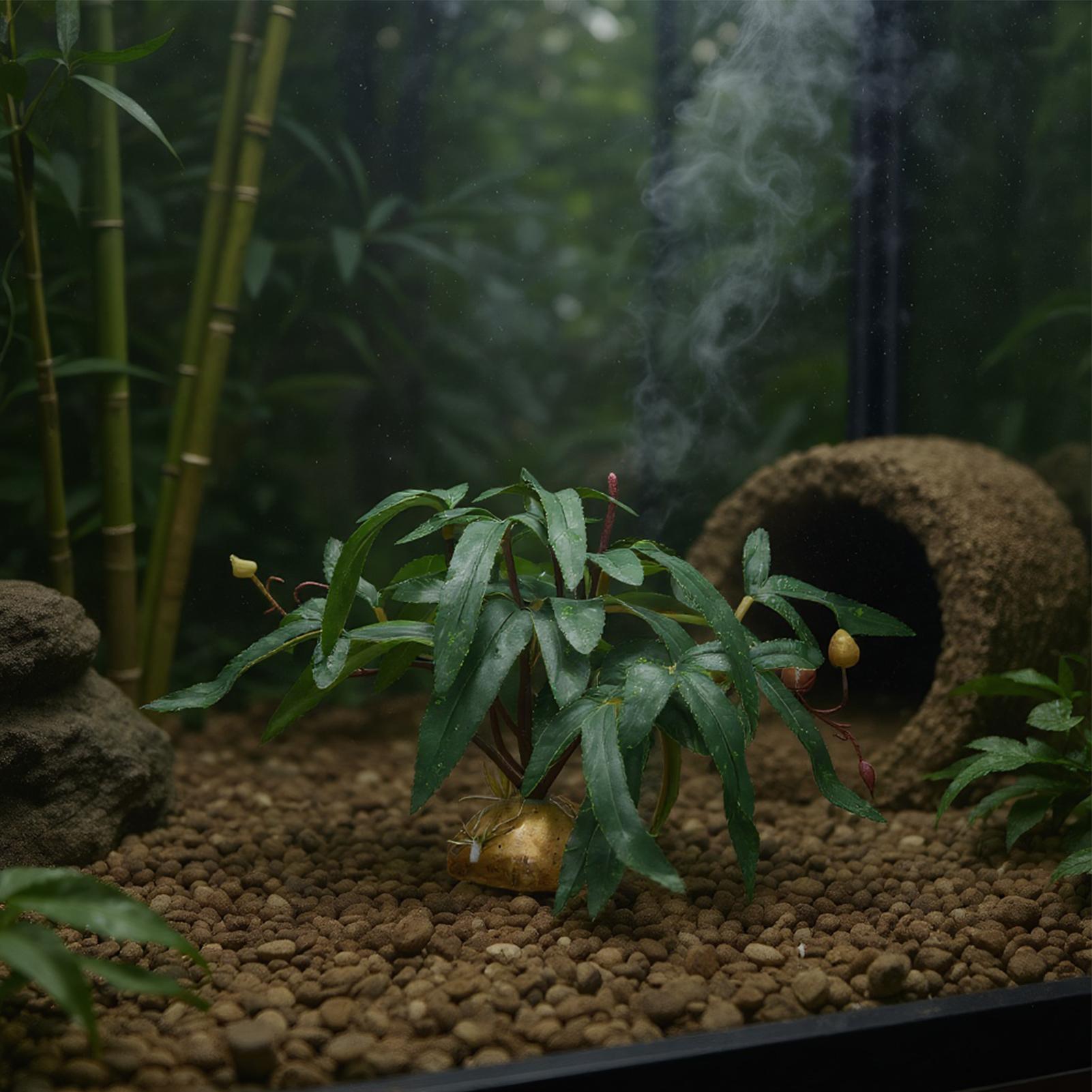 ต้นไม้ปลอมสำหรับตกแต่งตู้งู ขอ - Aquarium Planted Tank บทวิจารณ์และราคา