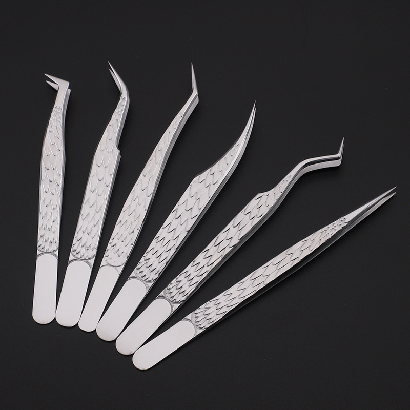6PCS แหนบขนตาปลอมชุดสําหรับปลอ - Planted Clip Tweezers บทวิจารณ์และราคา