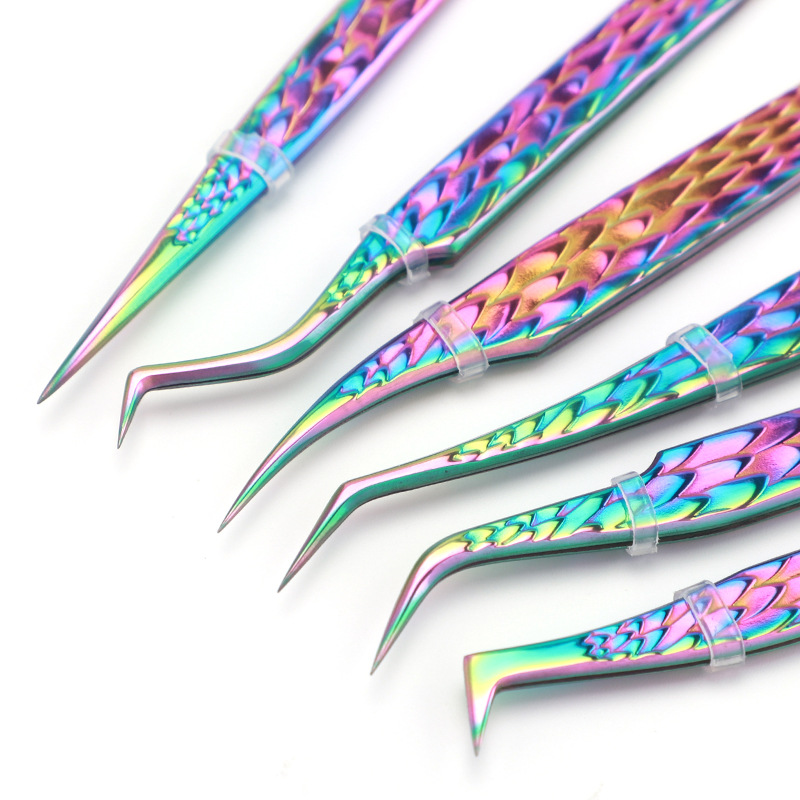 6PCS แหนบขนตาปลอมชุดสําหรับปลอ - Planted Clip Tweezers บทวิจารณ์และราคา