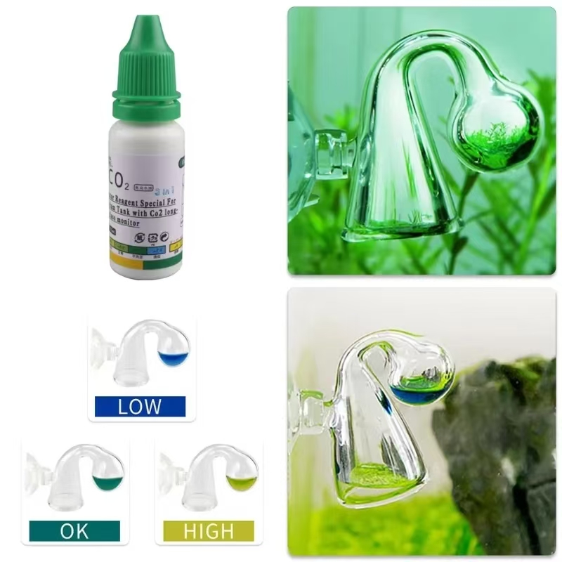 น้ำยาตรวจสอบ CO2 สำหรับตู้ปลา  - Glass Co2 Drop Checker บทวิจารณ์และราคา