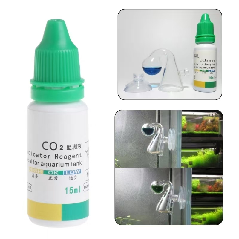 น้ำยาตรวจสอบ CO2 สำหรับตู้ปลา  - Glass Co2 Drop Checker บทวิจารณ์และราคา