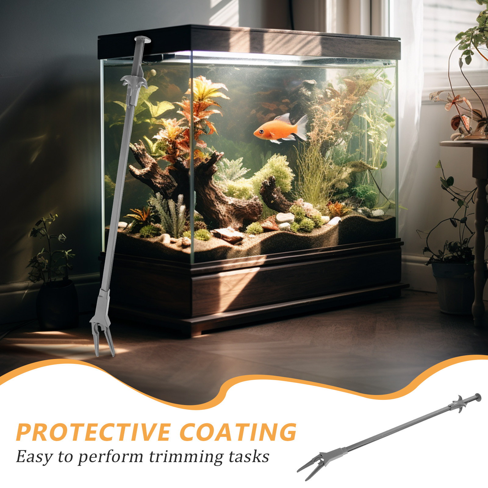 แหนบตัดแต่งต้นไม้ในตู้ปลา 50 ซ - Aquarium Plant Easy To Grow บทวิจารณ์และราคา