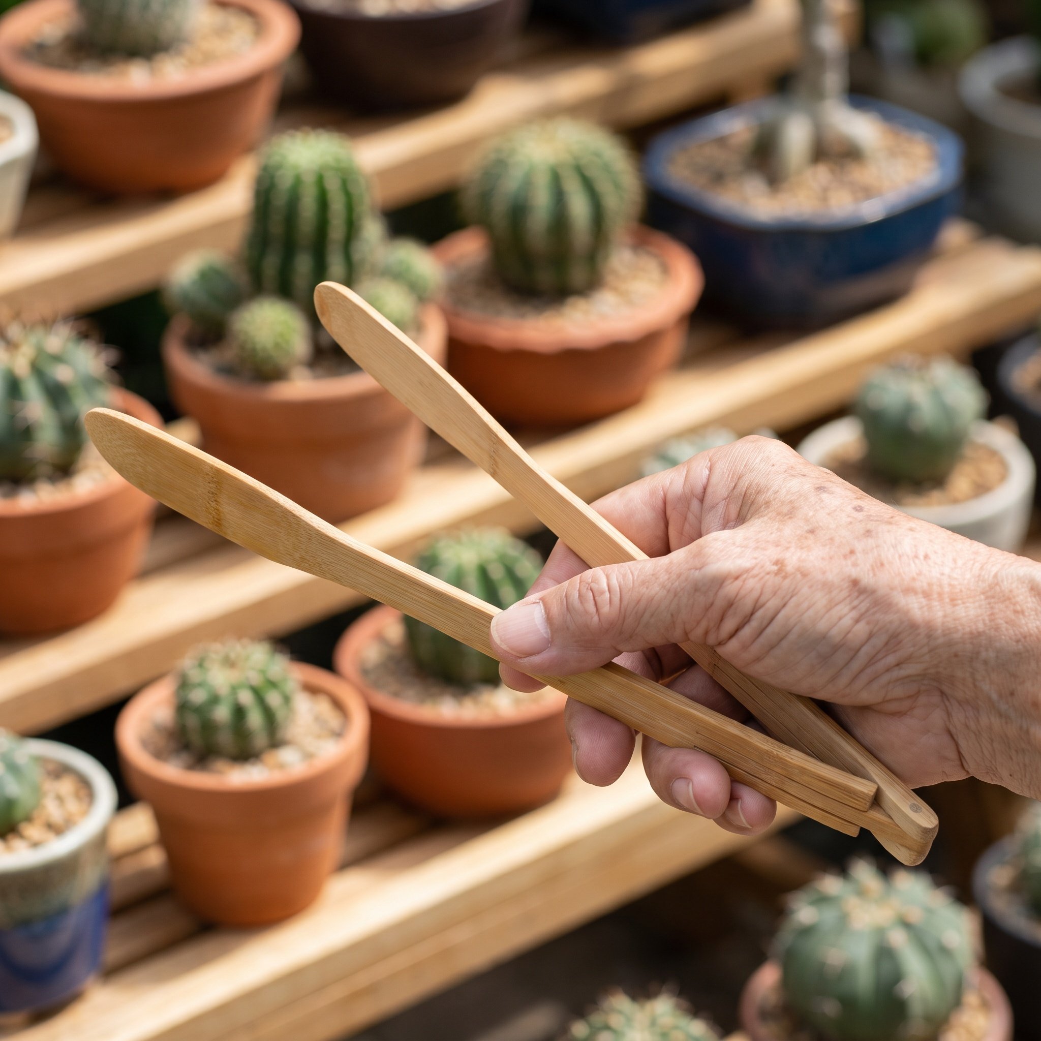 ที่คีบต้นกระบองเพชรไม้ไผ่ขนาด  - Planted Clip Tweezers บทวิจารณ์และราคา