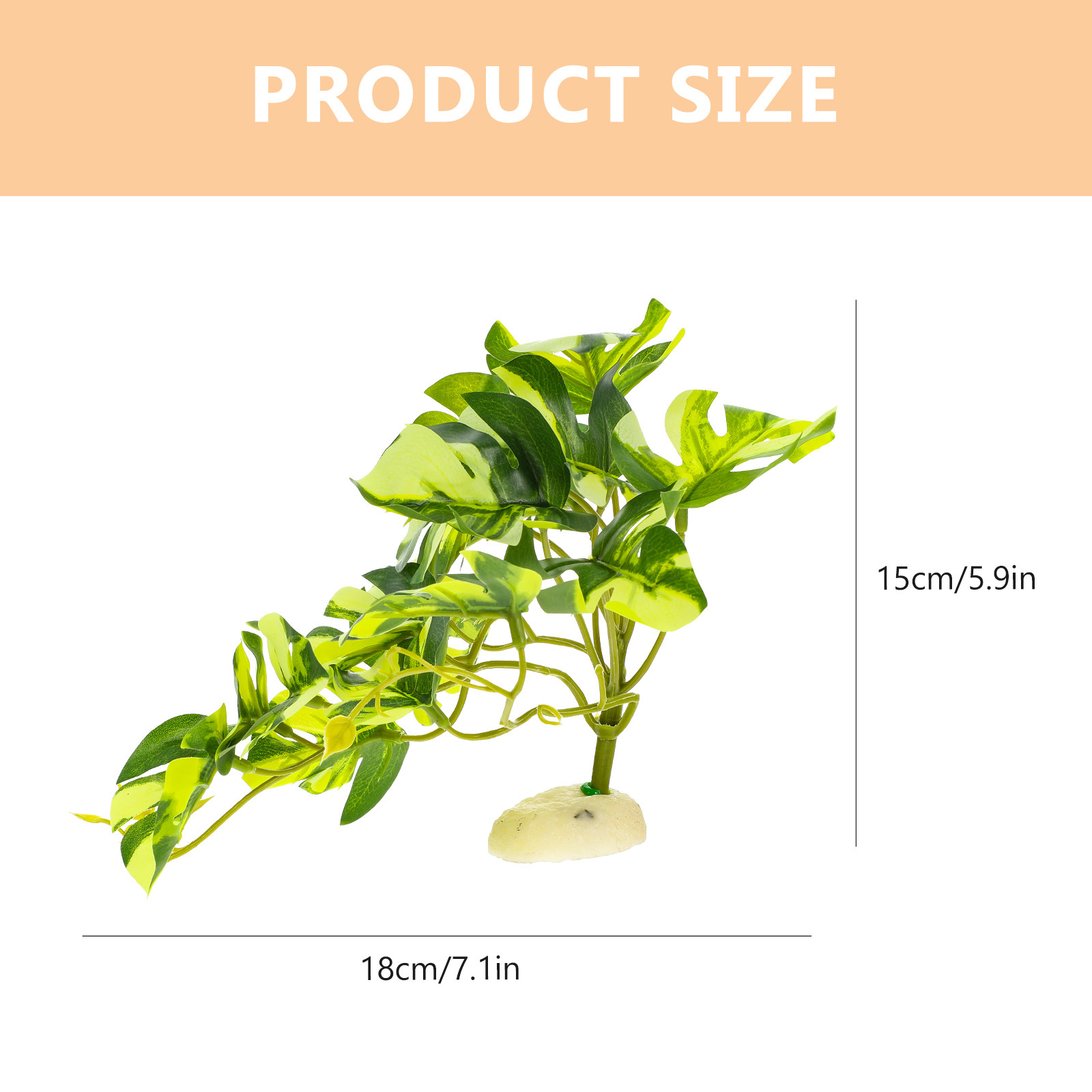ต้นมอนสเตอร่าเรซินเสมือนจริงสำ - Aquarium Planted Tank บทวิจารณ์และราคา