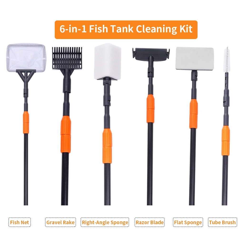 ชุดอุปกรณ์ทำความสะอาดตู้ปลา 6  - Planted Aquarium Cleaning Kit บทวิจารณ์และราคา