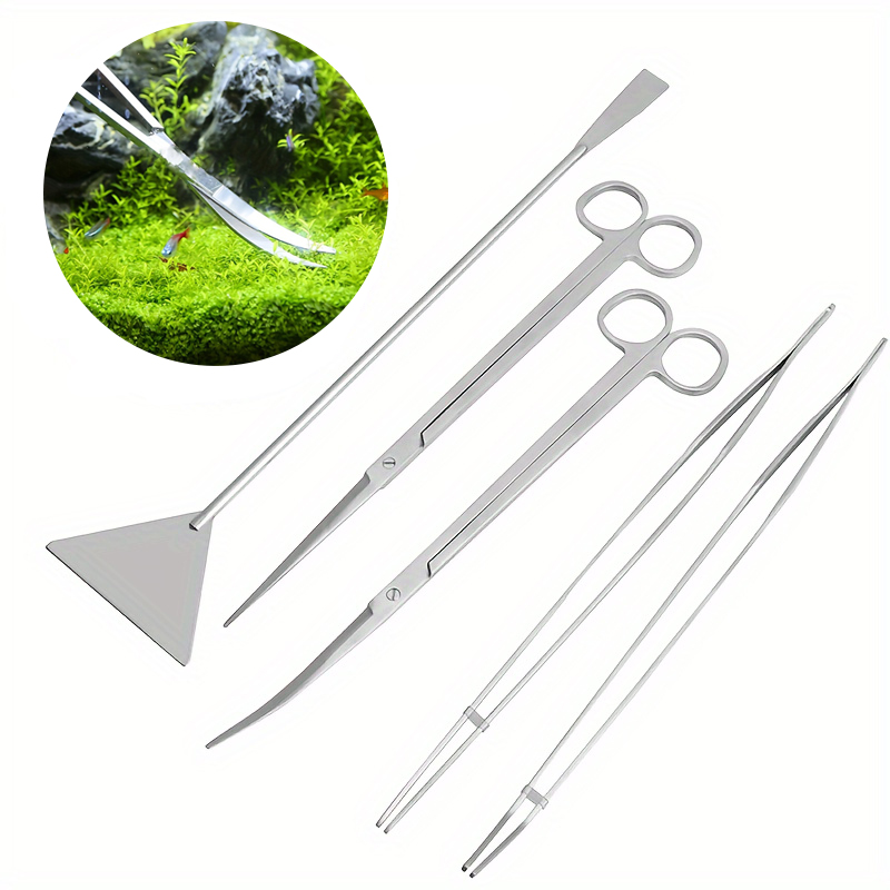 ใหม่พืชน้ําตัดชุดเครื่องมือแหน - Planted Clip Tweezers บทวิจารณ์และราคา