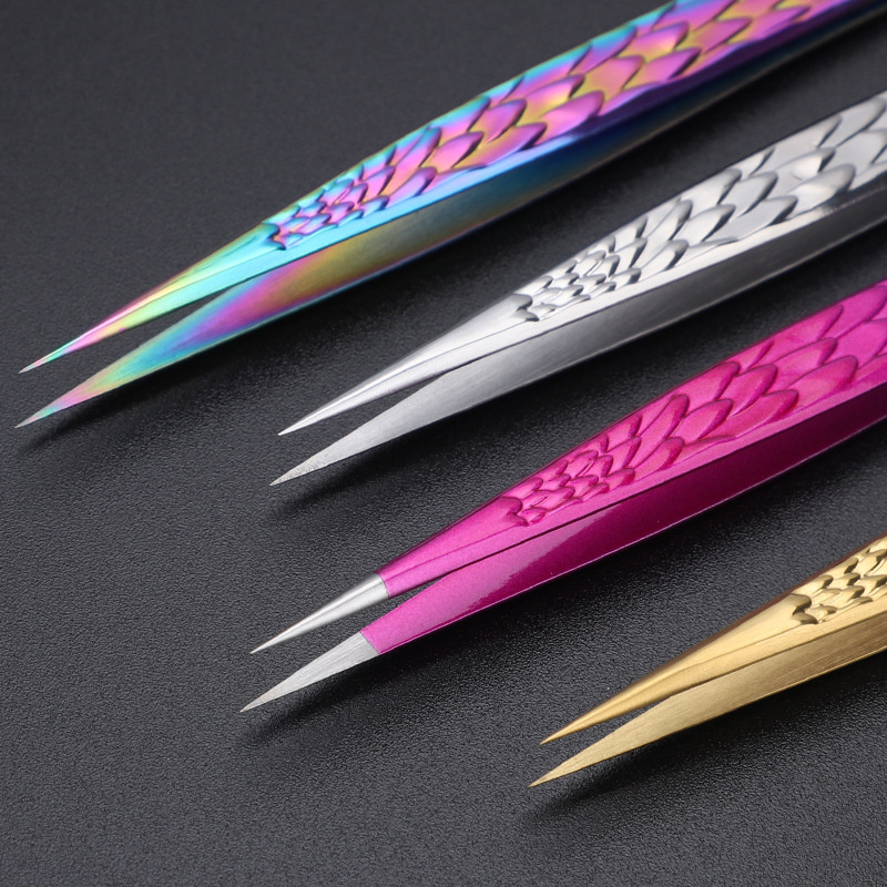 คีมหนีบสำหรับต่อขนตาปลอมทำจากส - Planted Clip Tweezers บทวิจารณ์และราคา
