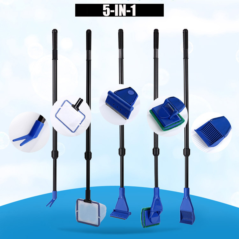 6-IN-1 Aquarium ชุดเครื่องมือท - Planted Aquarium Cleaning Kit บทวิจารณ์และราคา