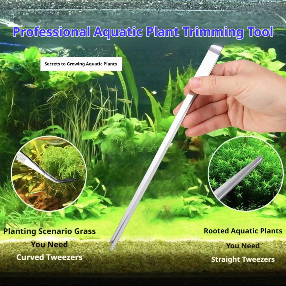 แหนบสแตนเลสขนาด 27 ซม. สำหรับต - Planted Clip Tweezers บทวิจารณ์และราคา